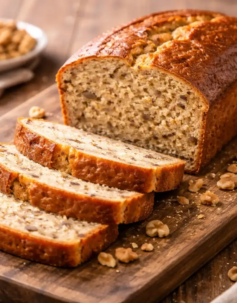 Crock Pot Banana Bread prepared dish