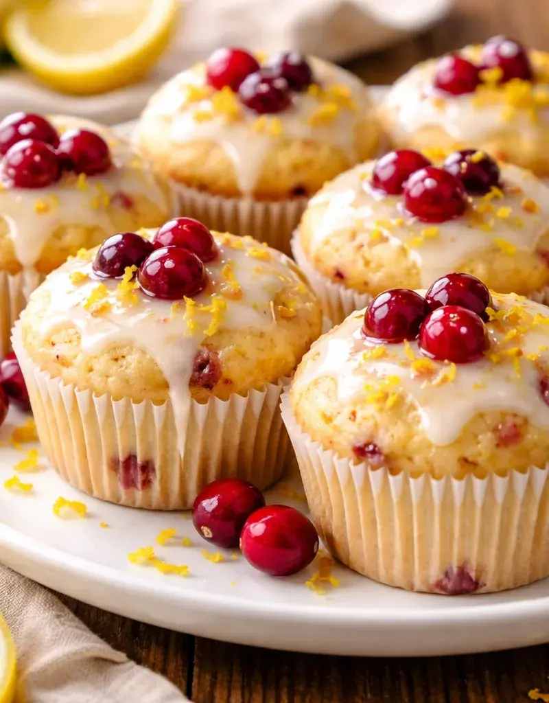 Redsie's Lemon Yogurt Cupcakes Light Version prepared dish
