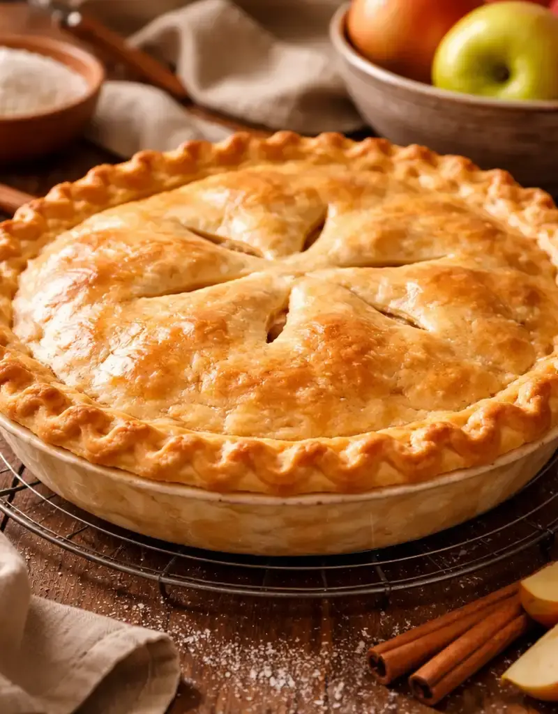 Classic Butter Pie Pastry prepared dish