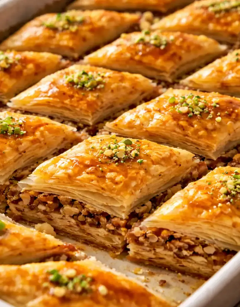 Traditional Baklava prepared dish