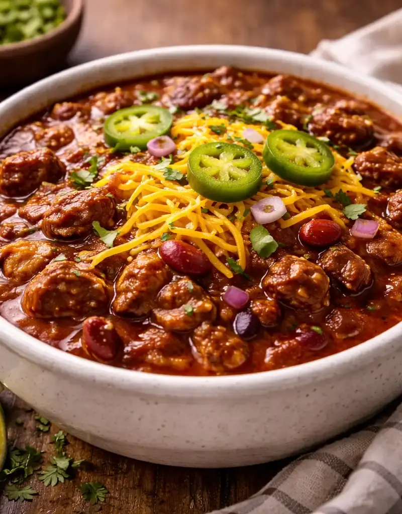 Adopted Chili prepared dish