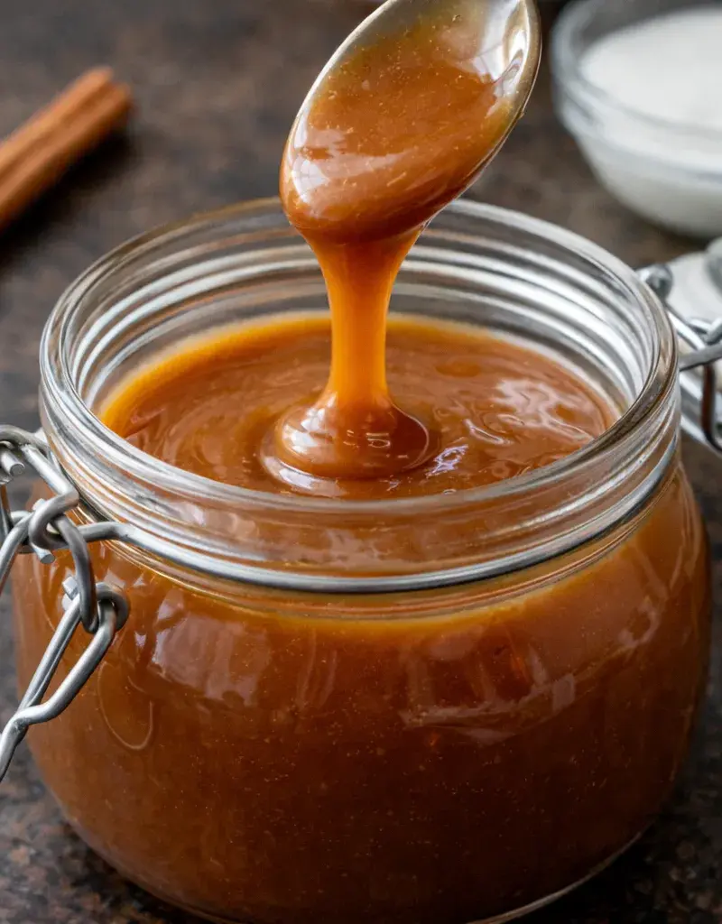Cajeta (Mexican Milk Caramel) prepared dish