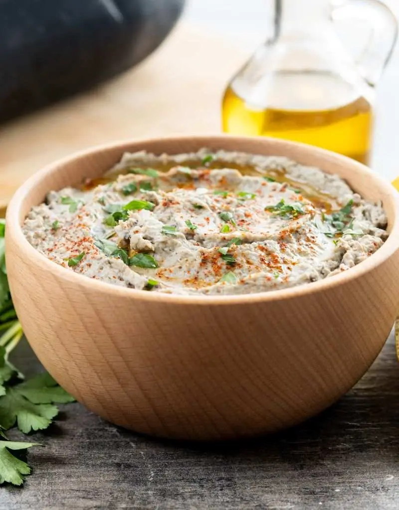 Baba Ganoush prepared dish