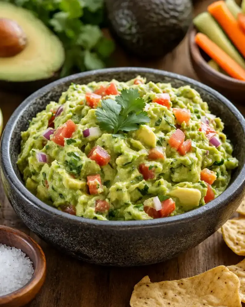 California Guacamole prepared dish