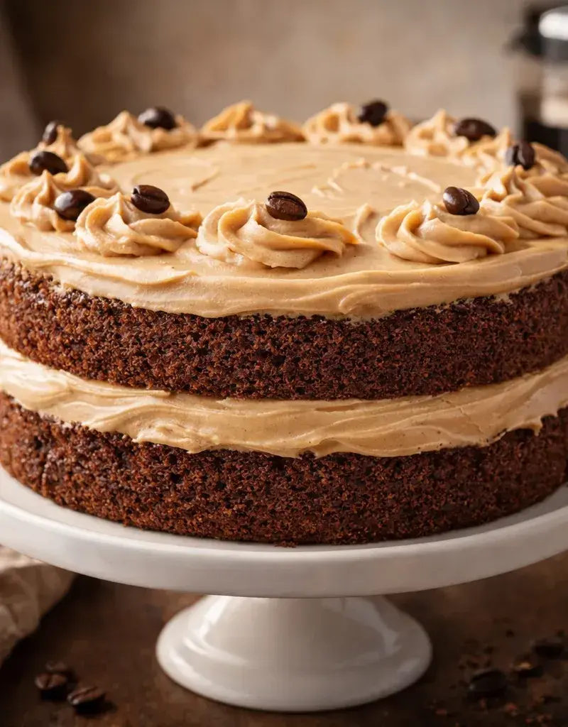 Espresso Layer Cake prepared dish