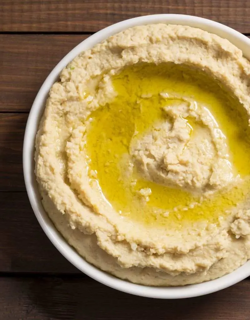 Classic Creamy Hummus prepared dish