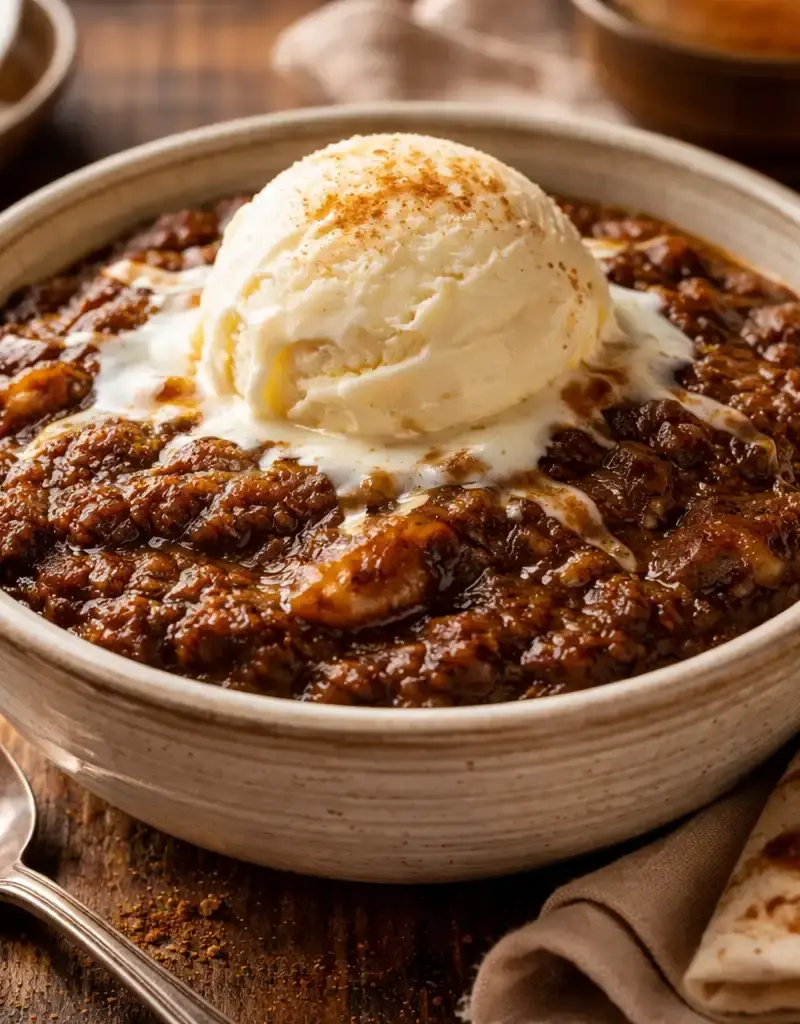 Indian Pudding prepared dish