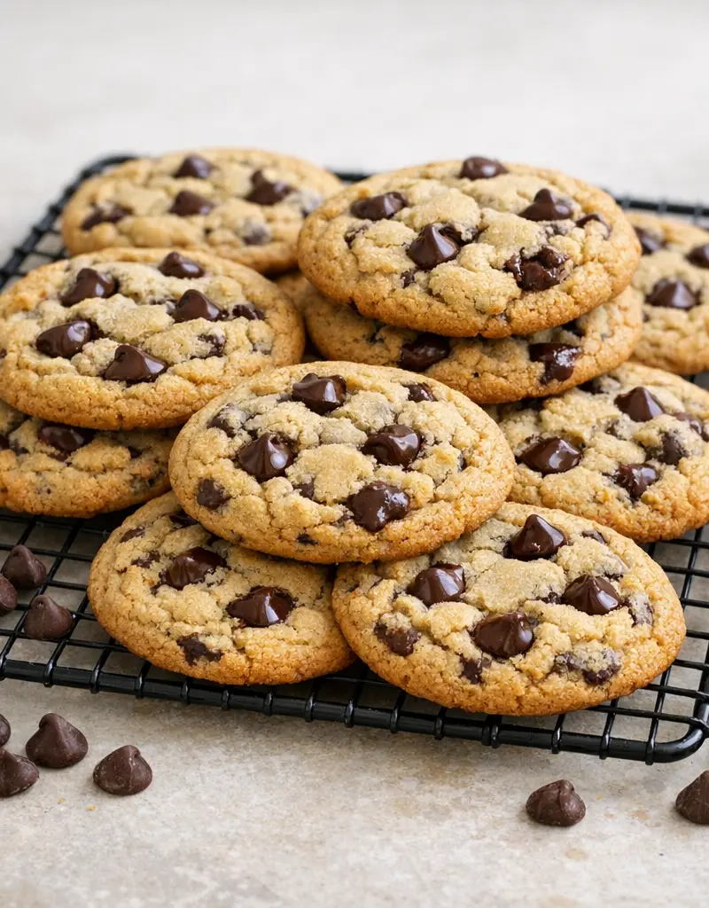 High Altitude Chocolate Chip Cookies prepared dish