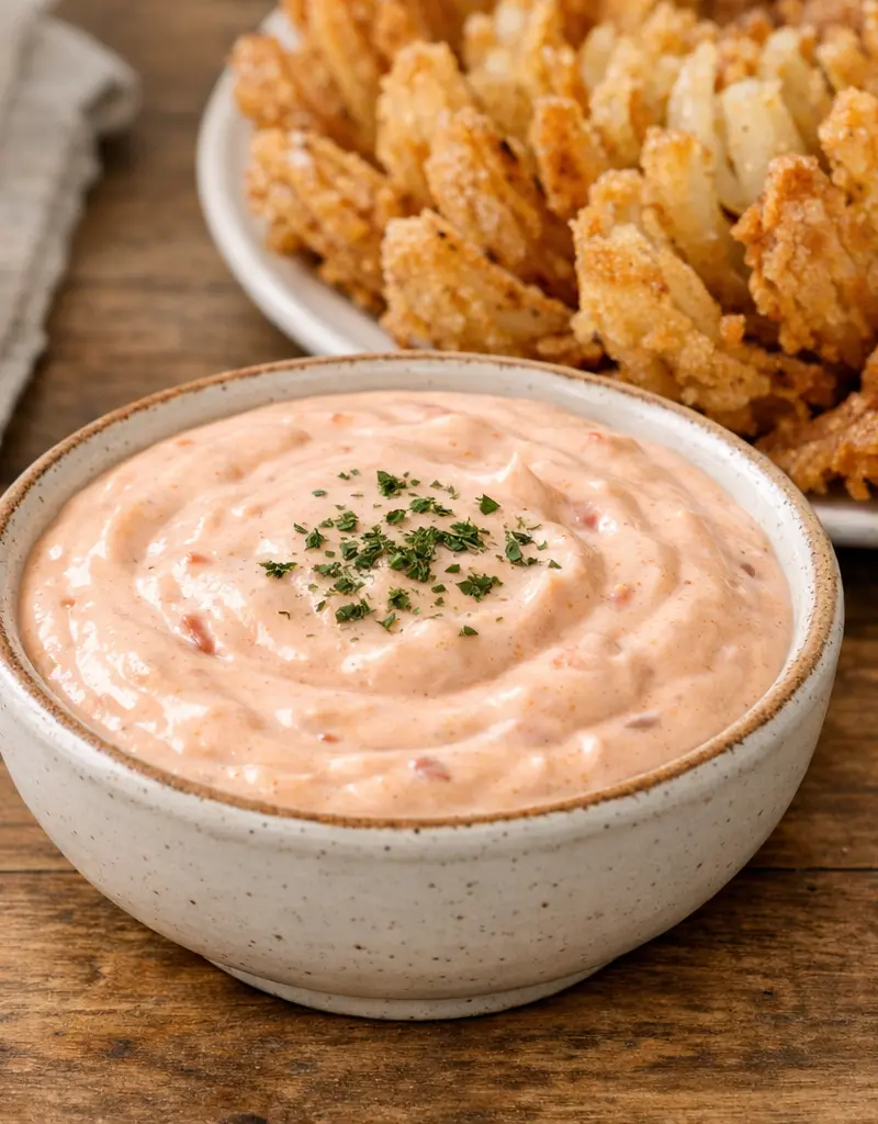 Blooming Onion Dipping Sauce prepared dish