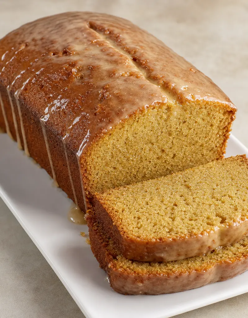 Bourbon Brown Sugar Pound Cake prepared dish