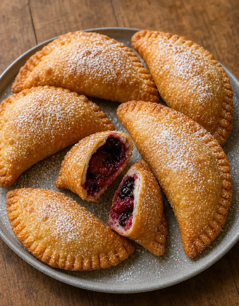 Fried Fruit Hand Pies prepared dish