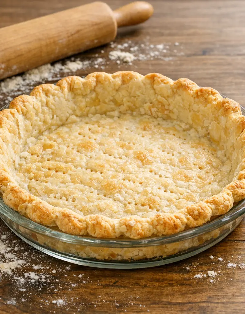 Canola Oil Pie Crust prepared dish