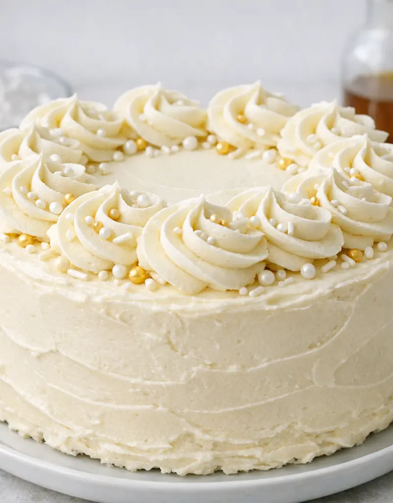 Classic Buttercream Frosting prepared dish