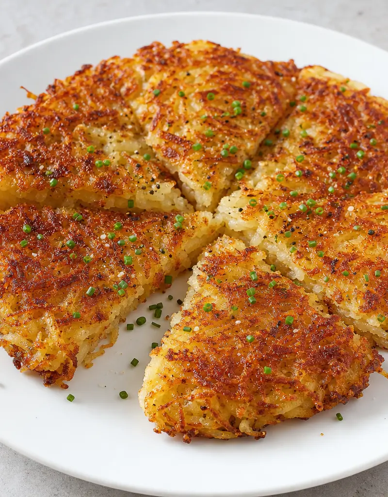 Crispy Skillet Hash Browns prepared dish