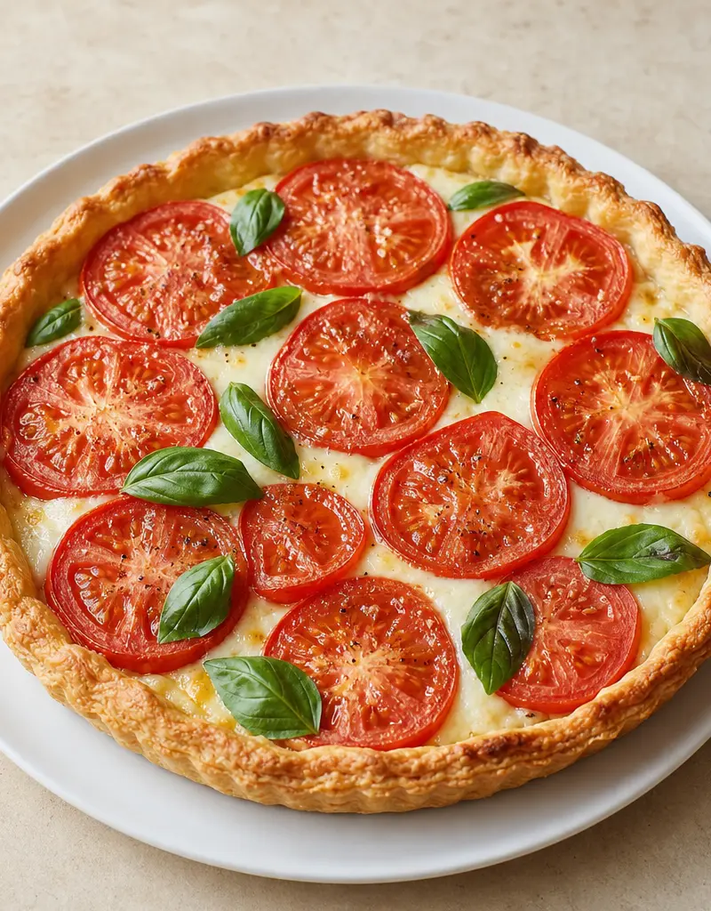 Savory Tomato Tart prepared dish