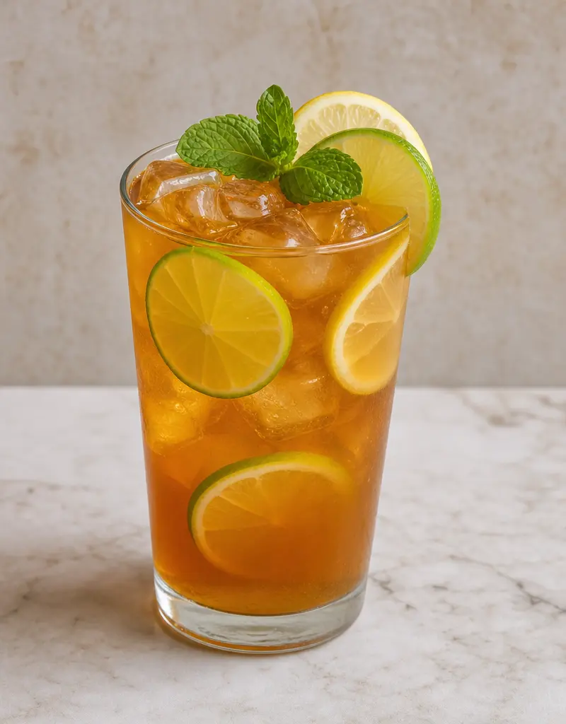 Cold Brew Lime Lemonade Tea prepared dish