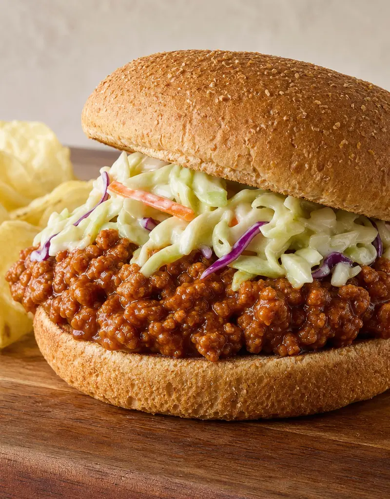 Slow Cooked Turkey Sandwiches prepared dish