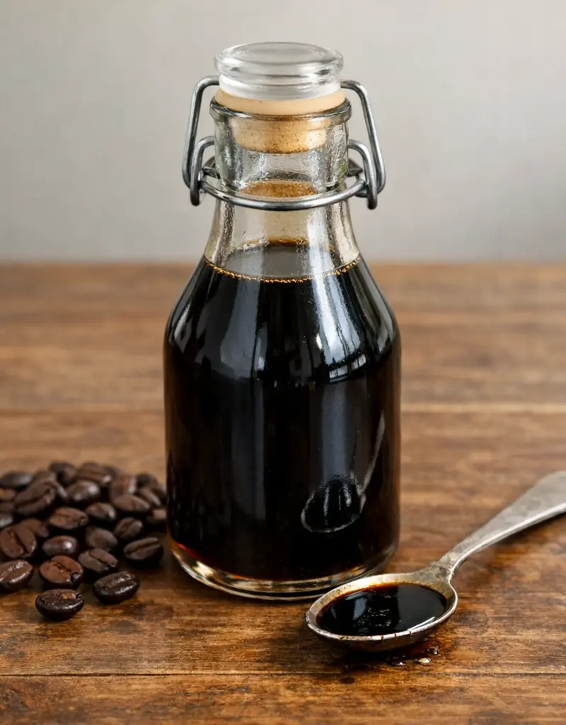Coffee Flavored Syrup prepared dish