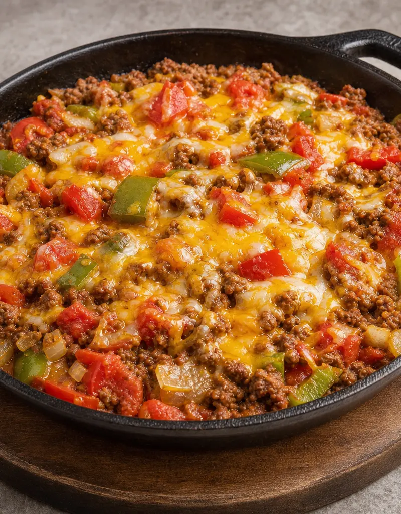 Beef Taco Skillet prepared dish