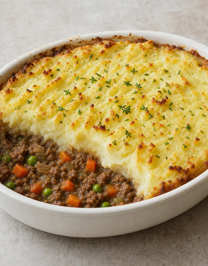 Classic Shepherd's Pie prepared dish