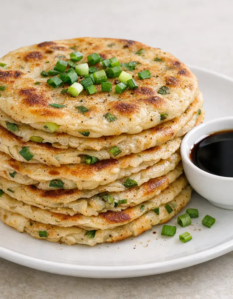 Chinese Five Spice Pancakes prepared dish