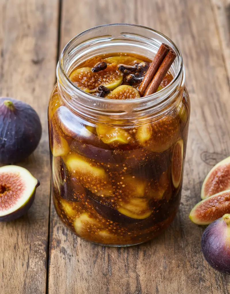 Spiced Fig Pickles prepared dish