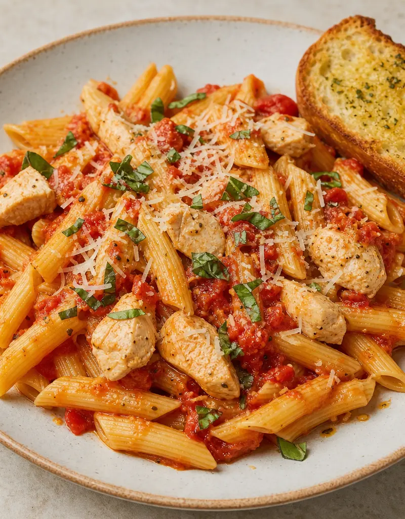 Italian Chicken Pasta prepared dish