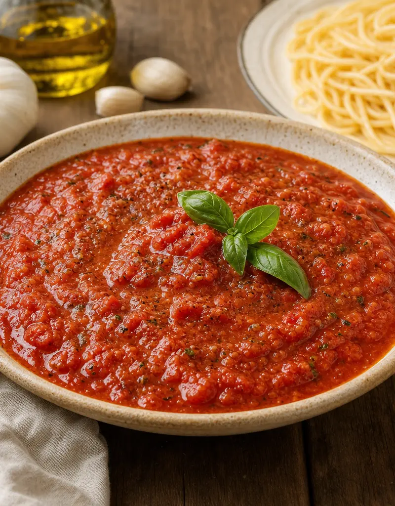 Classic Marinara Sauce prepared dish