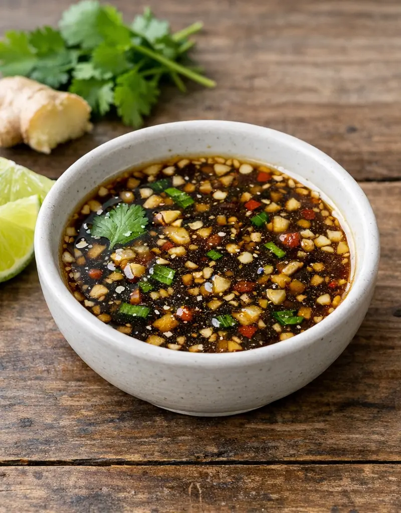 Asian Lime Dipping Sauce prepared dish
