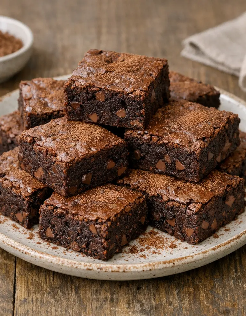 Classic Chocolate Brownies prepared dish