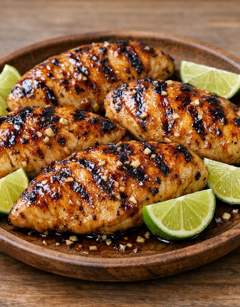 Honey Lime Grilled Chicken prepared dish