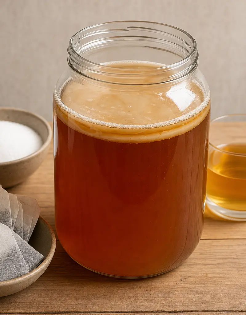 Continuous Brew Kombucha Tea prepared dish