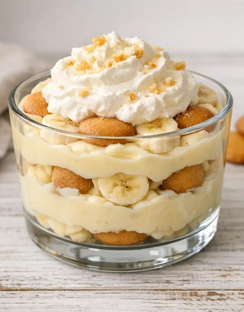 Classic Banana Pudding prepared dish