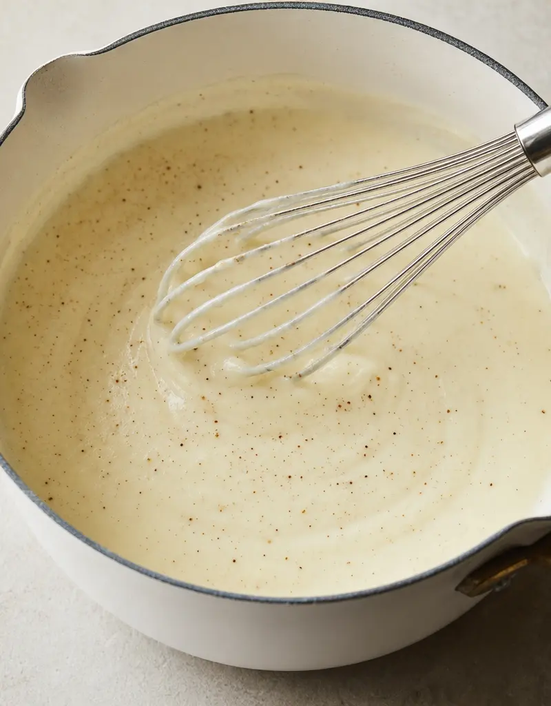 All-in-one Béchamel Sauce prepared dish