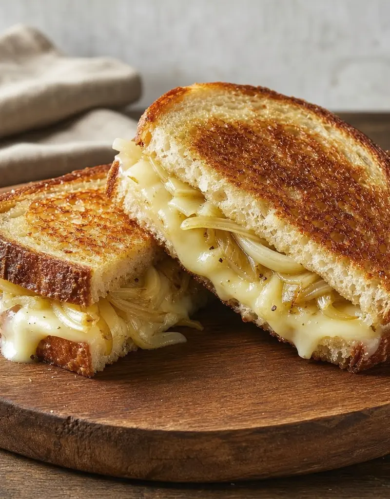 Fennel and Fontina Cheese Sandwich prepared dish