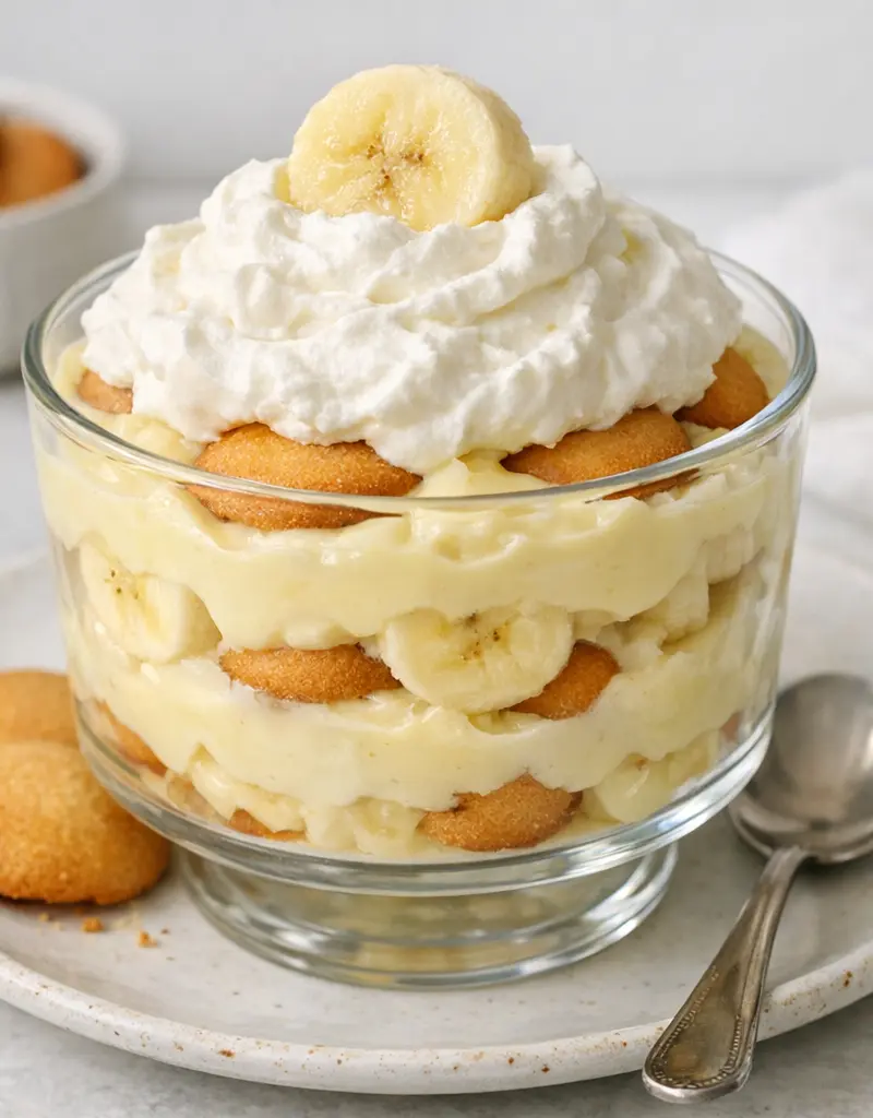Southern Banana Pudding prepared dish
