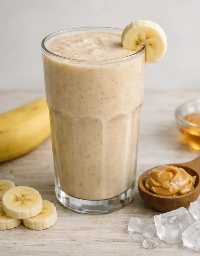 Peanut Butter Banana Shake prepared dish