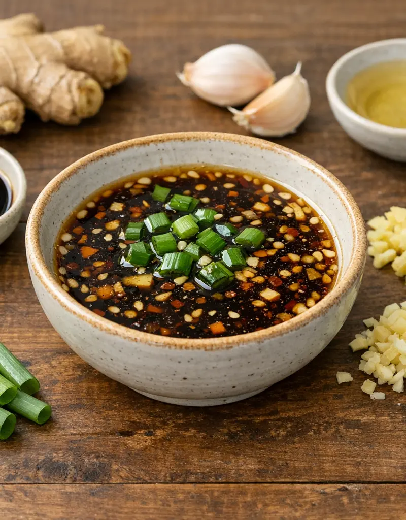 Asian Salad Dressing prepared dish