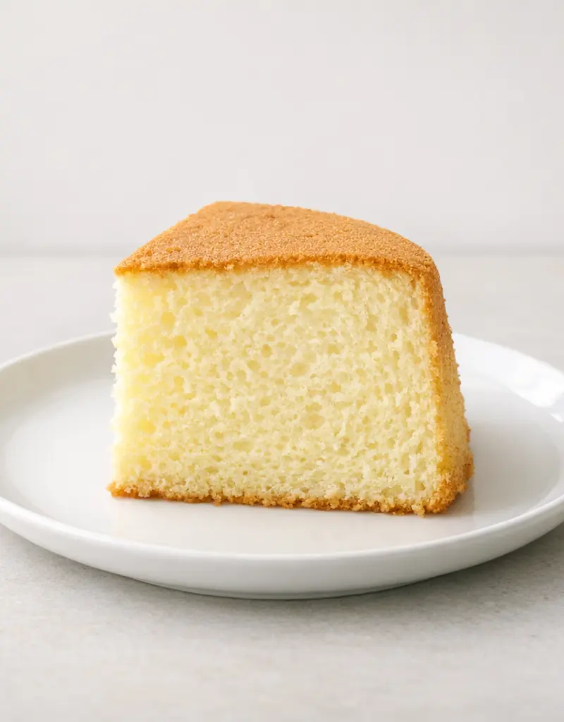 Japanese Chiffon Cake prepared dish