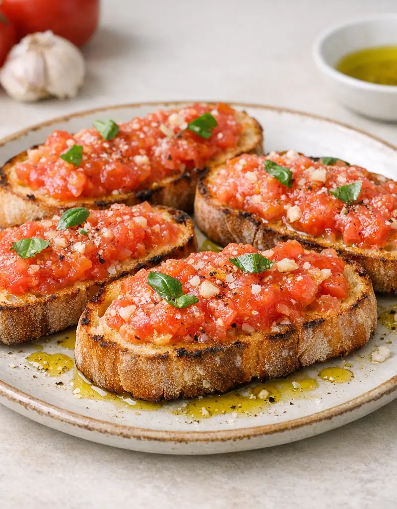 Pan Con Tomate prepared dish