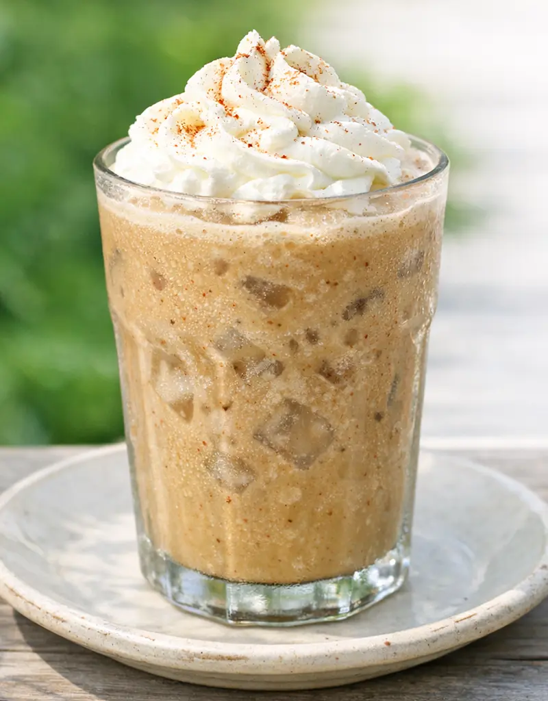 Spicy Frozen Coffee Blend prepared dish