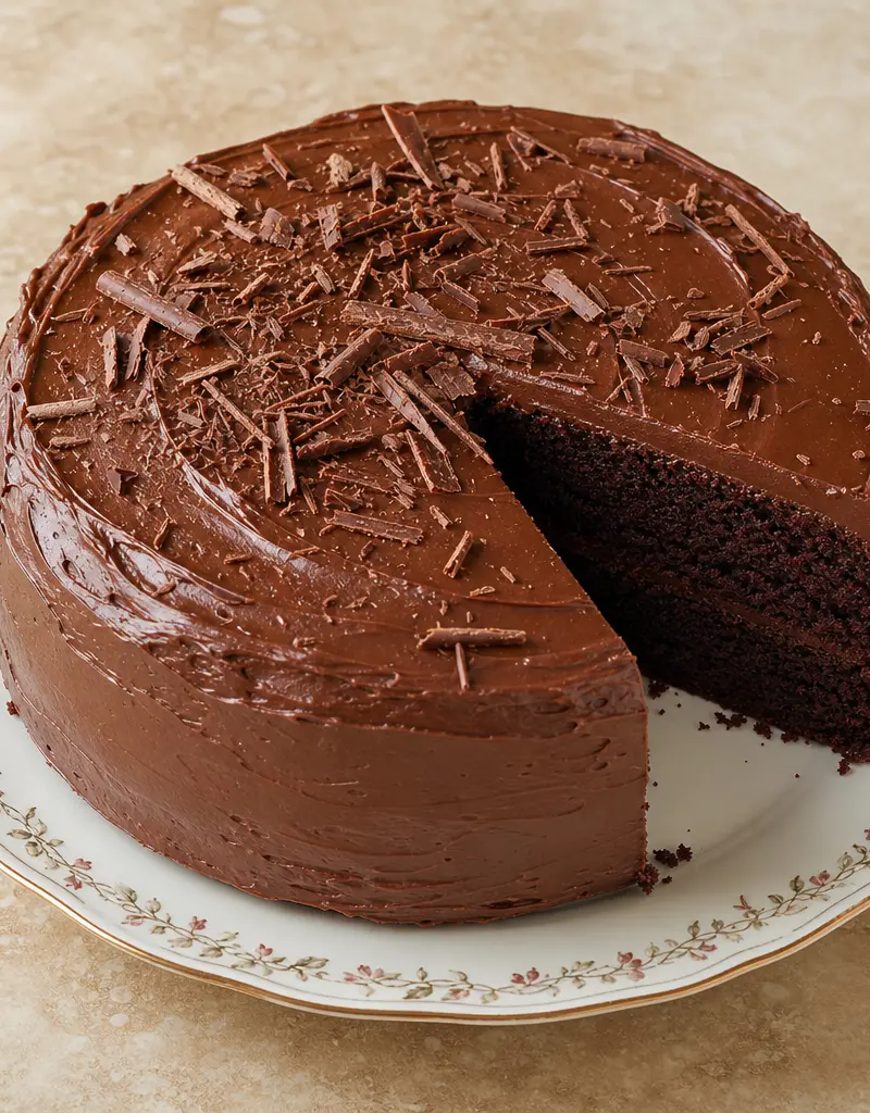 Chocolate Sheath Cake prepared dish