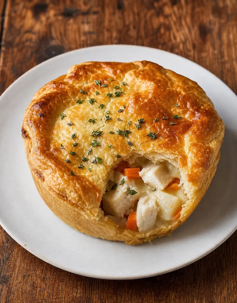 Individual Fish Pies prepared dish