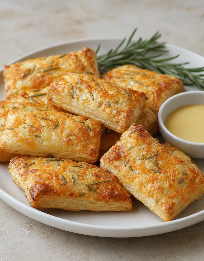 Cheddar Rosemary Pastry prepared dish