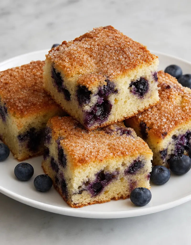 Shenandoah Valley Blueberry Cake prepared dish
