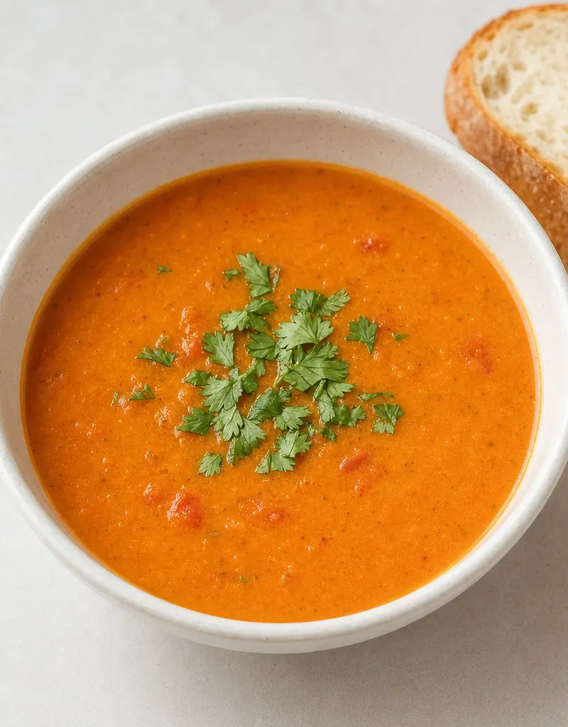 Fijian Tomato Coconut Soup prepared dish