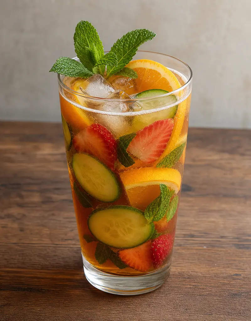 Pimm's No. 1 Cup Cocktail prepared dish