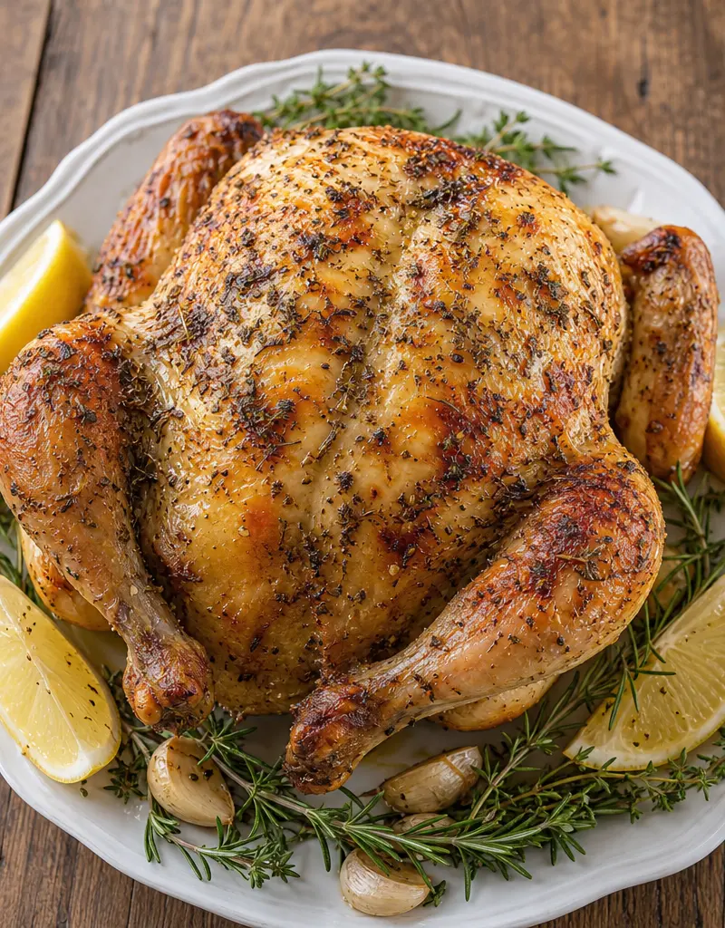 Herb Roasted Chicken prepared dish