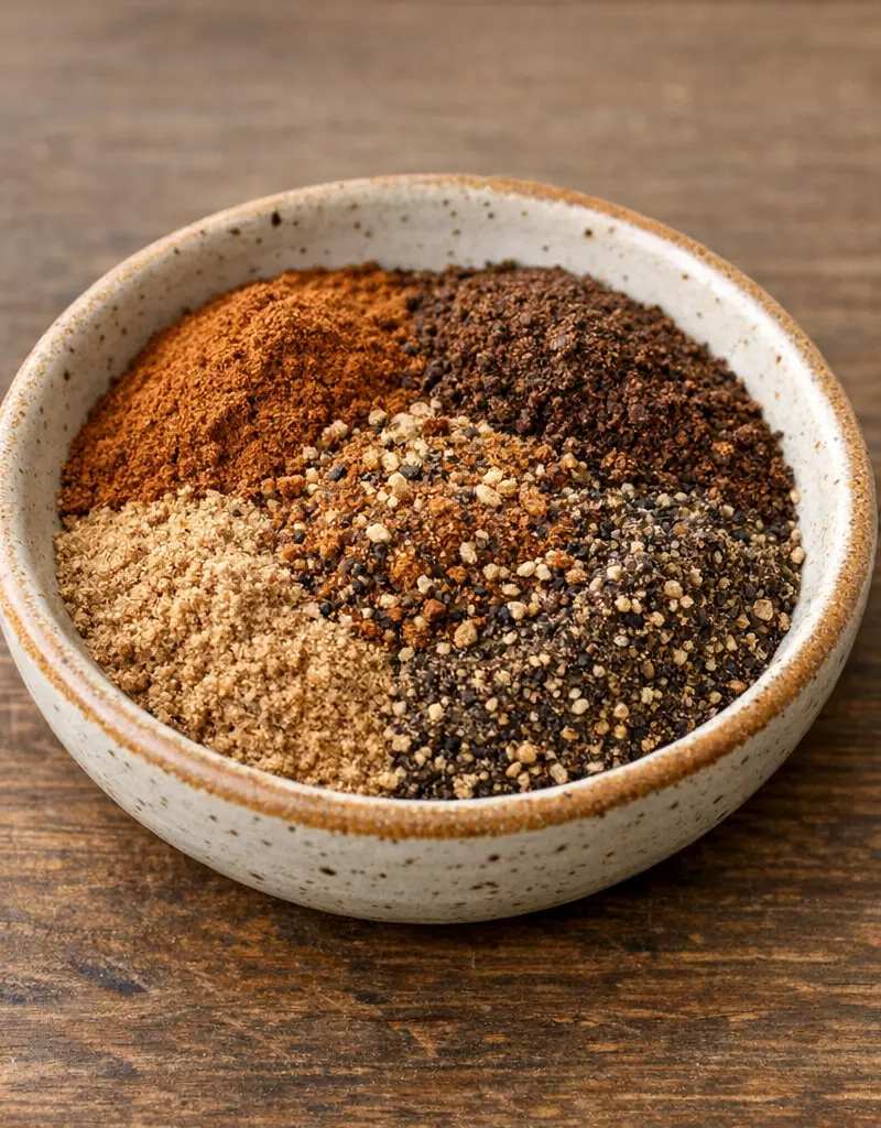 Four Spice Blend prepared dish