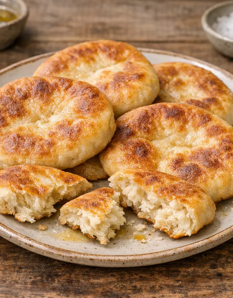 Bermuda Johnny Bread prepared dish
